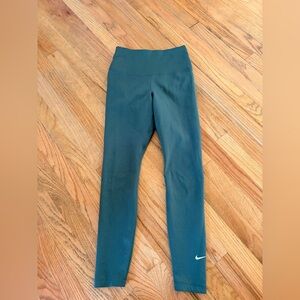 Nike Therma-Fit Women's Teal Blue Leggings Small thermal tights